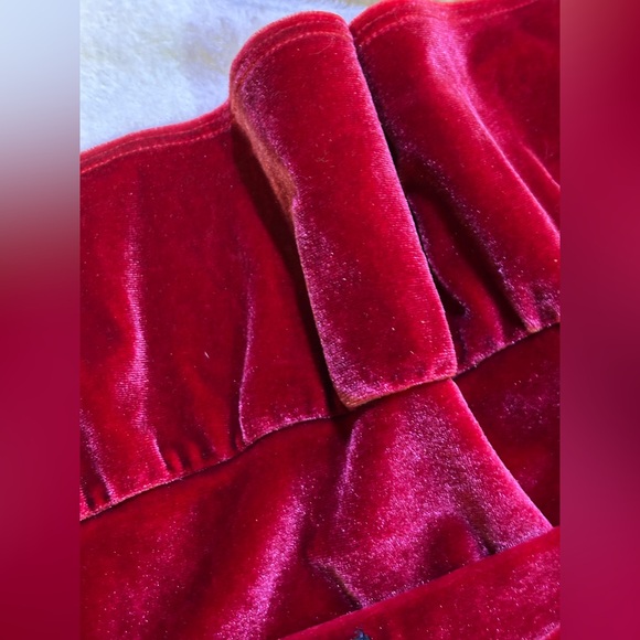 Land’s End - Red Velour Skirt - - Picture 5 of 6